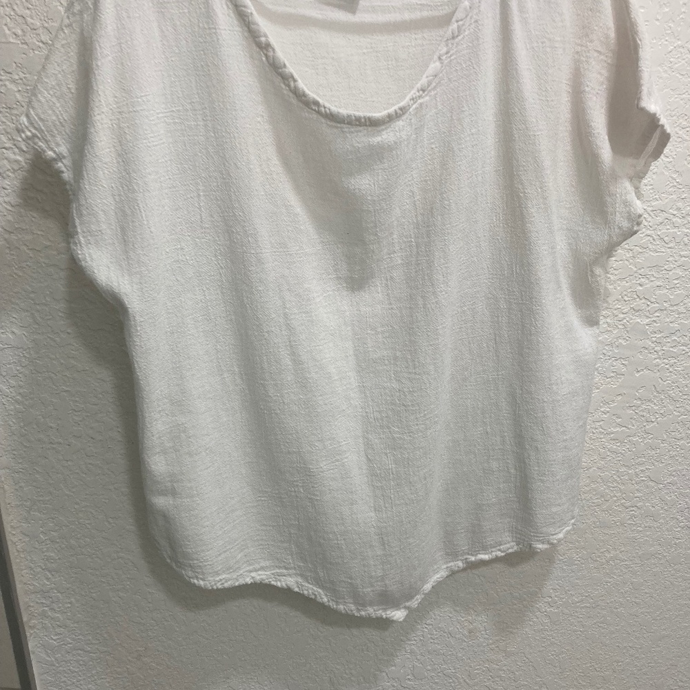 Oh My Gauze! White Grace top size 2 (L/XL) NWOT